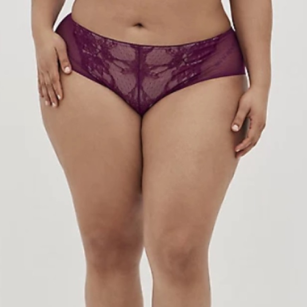 NWT Torrid Plum Keyhole Panties